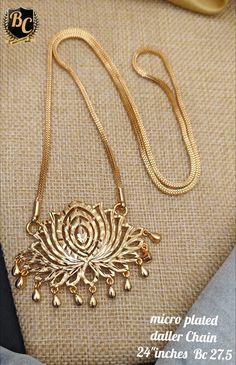 Dollars For Gold Chain, Gold Dollars For Chains, Attigai Necklace Gold, Long Gold Chain Designs For Women, Long Gold Necklace Indian, Gold Dollars, Dollar Chain