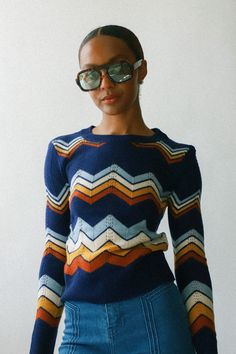 Midnight Ziggy Sweater — Prism Boutique Green Lens, Jane Fonda, Aviator Style, Sunglasses & Glasses, Vintage Finds, Tortoise, Mint Green