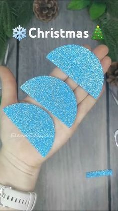 Foam Ornaments, Foam Christmas Ornaments, Foam Sheet Crafts, Blue Ornament, Craft Foam, Inside Decor, Pinterest Diy Crafts, Christmas Ornaments Homemade, Diy Gift Box