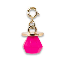 Gold Candy Ring Charm Pink Jewelry With Charms For Personalized Gift, Personalized Pink Charms For Birthday, Nickel-free Pink Charms For Gift, Nickel-free Pink Charms As Gift, Adjustable Pink Jewelry With Removable Charms, Nickel-free Pink Charms, Pink Charms, Candy Ring, Gold Candy