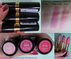 Revlon Lipstick in Sky Line Pink, Gentlemen Prefer Pink, Softshell Pink Revlon Gentlemen Prefer Pink, Revlon Pink Lipstick, Gloss Nails, Ulta Haul, Ombre Lipstick, Ysl Lipstick, Lip Sticks, Handmade Lip Balm, Lip Colours