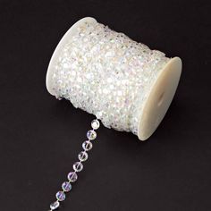 Diamond Cut Bead Garland Rolls - Events and Crafts-Events and Crafts Roll Packaging, Event Decor Direct, Discount Ideas, Wedding Event Design, Coupon Ideas, Bead Garland, Belly Chain, Decorative Trim, Anger Management