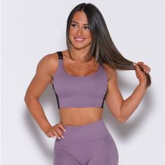 Brand New With Tags In Violet Frost. Banded Sports Bra. Size Xl. Purple Nylon Activewear For Gym, Purple Sporty Activewear For Running, Sporty Purple Activewear For Running, Purple Sporty Sports Bra, Purple Activewear For Casual Sports, Purple Activewear For Light Sports, Purple Nylon Sportswear Activewear, Sporty Purple Sports Bra For Running, Sporty Purple Nylon Activewear