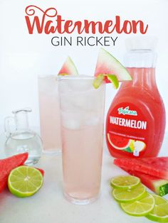 watermelon gin is the perfect summer drink