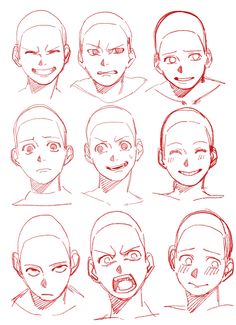 Emotion Expression Drawing, Irritated Face Expression Drawing, Oc Templates Drawing, Side Expressions Drawing, Pout References, Character Sheet Expressions, Face References For Drawing, Oc Expression Sheet, Comic Art Style Reference