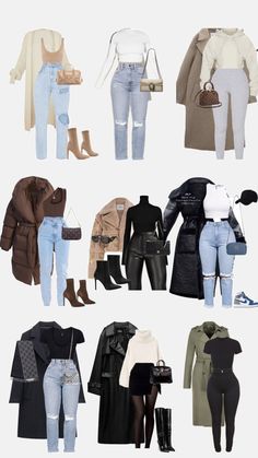 winter wardrobe, cold outfits