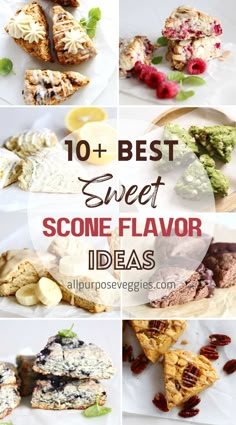 the top 10 best sweet scone flavor ideas for desserts and treats to eat