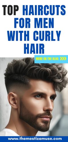 Ai image of man with a trending curly hair cut. Curly Hair Needs, Temple Fade, Angular Fringe, Long Afro, Tight Curly Hair, Top Haircuts For Men, Best Haircuts For Men, The Undercut, Curly Fringe