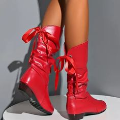 New...Size 9 Womens Apparel, Red Boots, Lady In Red, Bootie Boots, Ankle Boots, Women Shoes, Boots, Clothes For Women, Red