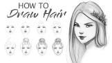 how to draw hair for girls