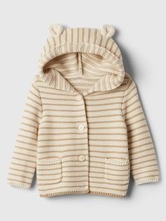 Baby Bear Stripe Garter Cardigan | Gap Factory Cool Baby Boy Outfits, Cool Baby Boy, Baby Boy Sweater, Infant Boys, Kids Gear, Cool Baby, Color Inspo, Baby Bear