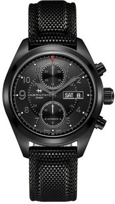 Hamilton Khaki Field Automatic Chronograph Silicone Strap Watch, 42Mm Dirk Pitt, Hamilton Watch Khaki, Hamilton Khaki Field Automatic, Hamilton Watches, Casio Protrek, Jack Ryan, Hamilton Khaki Field, Hamilton Khaki, Hamilton Watch