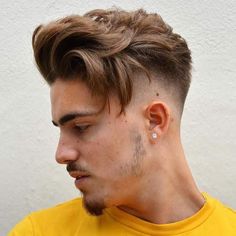 Long Fade Haircut, Long Hair Fade, Long Textured Hair, Alex Costa, High Fade Haircut, Mens Hairstyles Fade, Low Fade Haircut, Long Hair On Top, Faded Hair