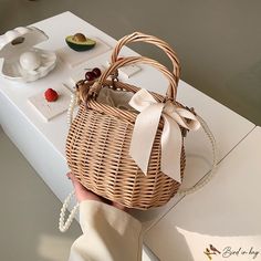 Bird in Bag - Rattan basket basket seaside beach vacation rattan lace fashion handbag crossbody bag Product Description Style Street Trends Popular elements Sewing thread Luggage shape Vertical square type Details Pictures Similar Products h2 { text-align: center; } /* 换行 */ li{ white-space: normal; word-break: break-all; word-wrap: break-word; } .red-box { width: 100%; display: flex; flex-direction: row; flex-wrap: wrap; justify-content: center; } .red-box > div { width: 300px; height: 300px; m Rattan Basket Bag, Weaving Basket, Planter Basket, Spring Work, Spring Work Outfits, Seaside Beach, Rattan Bag, Details Pictures, Rattan Basket