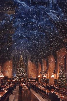 Harry Potter Weihnachten, Hogwarts Great Hall, Hogwarts Christmas, Xmas Wallpaper, Christmas Wallpaper Backgrounds, Christmas Aesthetic Wallpaper, Hogwarts Aesthetic, Christmas Phone Wallpaper, Cute Christmas Wallpaper