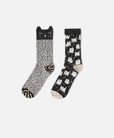 Chaussettes chat - OYSHO Sock Game, Baby Socks, Charlotte Olympia, Kids Socks, Designer Socks