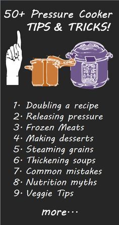 the recipe for pressure cooker tips and tricks