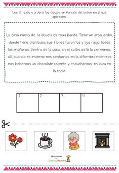 spanish worksheet with pictures and words