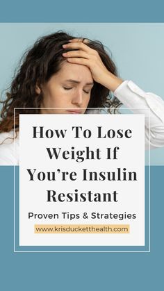 Learn simple, actionable tips to manage insulin resistance and achieve your weight loss goals. How To Improve Insulin Resistance, Improve Insulin Resistance, How To Combat Insulin Resistance, Fix Insulin Resistance, Natural Remedies For Insulin Resistance, Losing Weight With Insulin Resistance, Heal Insulin Resistance, How To Lower Insulin Levels, How To Fix Insulin Resistance