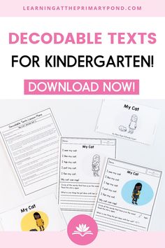 the printable worksheet for kids to learn how to read and understand their own words