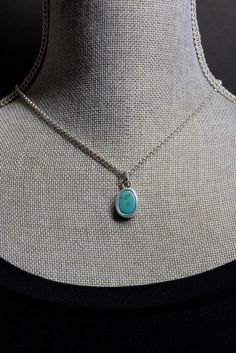 Blue Royston Turquoise Sterling Silver Necklace Oval | Etsy Minimalist Untreated Sterling Silver Jewelry, Minimalist Turquoise Sterling Silver Jewelry, Turquoise Oval Sterling Silver Jewelry, Dainty Sterling Silver Turquoise Necklace, Sterling Silver Turquoise Necklace, Oval Turquoise Sterling Silver Jewelry, Handmade Oval Turquoise Necklace In Sterling Silver, Minimalist Handmade Sterling Silver Turquoise Necklace, Handmade Minimalist Turquoise Necklace In Sterling Silver