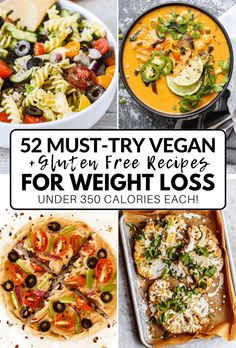 Low Calorie Vegan, Recetas Keto, No Calorie Foods, Vegan Dinner Recipes, Vegan Recipes Healthy, Vegan Diet, Low Calorie Recipes, Vegan Dinners