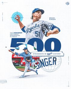 an advertisement for the 50th anniversary of the tampa rays baseball team, featuring a photo of pitcher