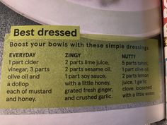 the instructions for how to dress your own clothes are posted on a paper label that says best dressed