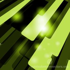 an abstract green background with black and white lines on the bottom, and light coming from above