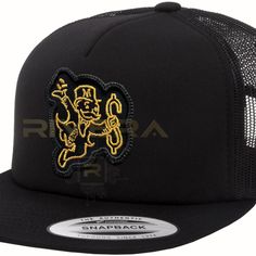 Made In The Usa Or Imported 1 Black Embroidered Richie Rich Money Hat Black Gold Adjustable. Fast Shipping. Shipped With Usps First Class Package. Cap Information: Hand Made Patch And Machines Assisted Details 65% Polyester, 35% Cotton, Mesh Back Structured, Five-Panel, Mid-Profile 3 ½” Crown Embroidered Contour New Sealed Bag 1 Pcs / Individual Bag 1 Black Embroidered Richie Rich Money Hat Black Gold Item Specifics: Material: 65% Polyester, 35% Cotton, Mesh Back. Structured: Five-Panel, Mid-Pro Richie Rich, Rich Money, Snapback Hats, Money, Accessories Hats, Mens Accessories, Man Shop, Hats, Black