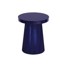 an image of a blue table on a white background