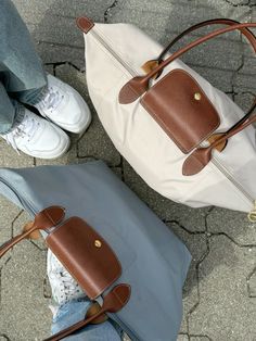 Brown Longchamp, Longchamp Aesthetic, Longchamp Beige, Longchamp Style, Longchamp Outfit