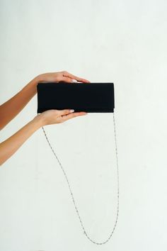 ☛ Product Name: Wedding Clutch ☛ Product Type: Handmade ☛ Product Material: Vegan Suede Leather ☛ Pattern: Long Cover ☛ Color: Black ☛ Made to Order (MTO): Yes ☛ Cleanable and Reusable: Yes ☛ Measurements: 25 cm W x 10 cm H x 6 cm D ☛ Purpose: Casual and Special Events Black Clutch Purse, Designer Wedding Shoes, Clutch Purse Black, Black Bridal, Black Clutch