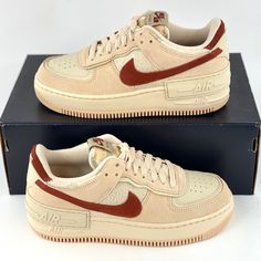 These Nike Air Force 1's Are Brand New In Their Original Box! They Have Never Been Worn And Are In Perfect Condition! We Guarantee They Are 100% New And 100% Authentic Or Your Money Back! It Will Be Shipped Out The Same Day It Is Ordered! Contact Me If You Have Any Questions Or Concerns And I Will Be Happy To Answer! Casual Nike Air Force 1 In Beige For Streetwear, Beige Custom Sneakers With Round Toe And Laces, Sporty Beige Nike Air Force 1 For Streetwear, Beige Sneakers With Gum Sole And Round Toe, Nike Air Force 1 In Beige Sporty Style, Beige Custom Sneakers With Cushioned Footbed For Streetwear, Beige Custom Sneakers For Sports With Round Toe, Beige Custom Sneakers With Round Toe For Sports, Casual Beige Nike Air Force 1 For Streetwear