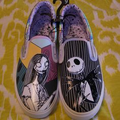 Tim Burton's Famous Movie Has Matching Shoes. And I Have Matching Pants In Another Listing. Please Read All Descriptions. Nwt Matching Shoes, Disney Shoes, Famous Movies, Matching Pants, Tim Burton, Nightmare Before, Nightmare Before Christmas, Slip Ons, Before Christmas