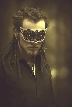 #hair #hairstyle #dreadlocks #dreads  www.doctoredlocks.com Dreadlock Inspiration, Masquerade Ball Masks, Mens Masquerade Mask, Masked Ball, Halloween Masquerade, Dread Hairstyles, Fantasy Male, Masked Man