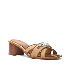 Michael Kors-Tiffanie Sandal Elevate a summery look in the Tiffanie sandal from Michael Michael Kors. This classic sandal sports a slide silhouette and demure block heel for a stylish touch. Journee Collection, Cole Haan, Block Heels, Fashion Shoes, Michael Kors, Sandals, Heels, Sports