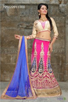 Pink net resham embroidered fish cut lehengas online Bridal Wedding Lehenga, Indian Women Clothing, Latest Lehenga Designs, Harem Girl, Bollywood Bridal, Churidar Suits