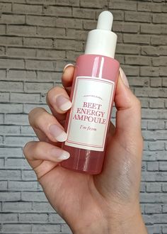 I'M FROM Beet Energy Ampoule - review and before & after by Valentina Chirico I'm From Skincare, Life In Pieces, Red Roots, Skin Diet, Combo Skin, Mandelic Acid, Pink Bottle, Liquid Makeup