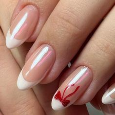 118 likes, 2 comments - hono_nails on December 26, 2023: "Cute little 🎀 for @andreeaxserban ♥️ Inspired by @nails.bab Prep @katiebarnes.toolrange..." Bow Nail Designs, Bow Nail Art, Girly Acrylic Nails, Casual Nails, Soft Nails, Xmas Nails, French Tip Nails