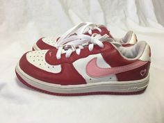 Air Force 1 Valentines Day, Valentines Day Shoes, Nike Air Force 1 Red, 2000 Style, Dream Shoe, Rare Shoes, 2000 Fashion, Air Force 1 Custom, Red Nike