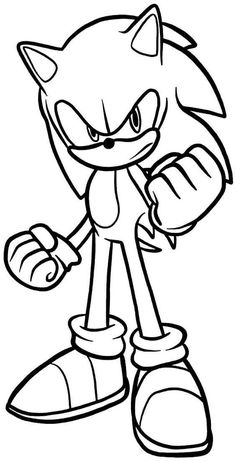 sonic the hedge coloring pages for kids to print out and color on with their favorite characters