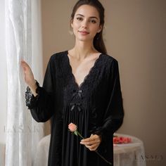 Lasaky - Soft and Cozy Princess-Inspired Sleepwear Pyjamas For Women, Nightgown Sets, Princess Inspired, Comfort Wear, Princess Style, Waist Circumference, Evening Attire, Black Laces, Types Of Skirts