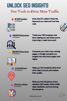 the info sheet shows how to use search engines for website traffic and web traffic management