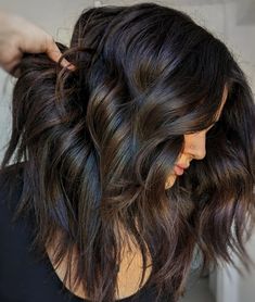 30 Super-Stylish Dark Brown Hair Colors for Chic Brunettes - Hair Adviser Lighter Brown Hair Color, Espresso Brown Hair, Dark Brown Hair Rich, Lighter Brown Hair, Dark Brown Hair Dye, Golden Chocolate, Brown Hair With Lowlights, Dark Chocolate Hair, Dark Chocolate Brown Hair