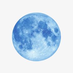 the full blue moon is shown in this image