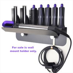 Please note: that this product for sale is wall mount holder only . Hair dryer, Hair curler wand, brushes and barrels are not included. Extraordinary and elegant design with LandHope We Strongly Believe That A Great And Modern Home Should Be Beautiful, Organized, Functional, And Comfortable. Our Goal Is To Produce The Highest Product Quality From The Best Material And Craftmanship. We Wanted To Make Sure To Bring Smiles To You And Your Family! Beautiful, Practical Storage - No Matter How You Use Hair Curler Wand, Styler Hair, Hair Curling Iron, Hair Dryer Diffuser, Dyson Airwrap, Iron Accessories, Curling Iron Hairstyles, Cord Organizer, Hair Curling