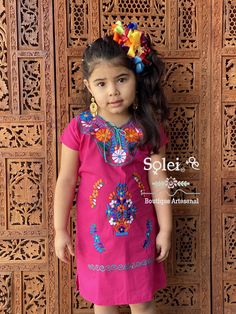 Want to match with your mini me? This Beautiful Women's and Girl's Mexican Kimono Dress is perfect for matching at a special event or just for fun! The price listed includes one adult size dress and one child's size dress. Festive Short Sleeve Dress-up Dress, Festive Short Sleeve Dress, Festive Embroidered Dresses For Dress-up Occasions, Festive Embroidered Dress For Dress-up Occasions, Pink Short Sleeve Embroidered Dress For Party, Pink Festive Short Sleeve Dress, Pink Short Sleeve Festive Dress, Festive Pink Short Sleeve Dress, Pink Festive Dress With Short Sleeves