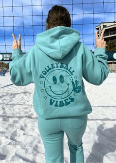 Peace, Smile, Volleyball Sweatpants Make a statement in your game with Peace, Smile, Volleyball Sweatpants and maintain good vibes all day long. Enjoy unbeatable comfort with stylish, for long days on the court and beyond. Make it a set with our matching teal hoodie! Volleyball Sweatpants, Volleyball Vibes, Teal Hoodie, Volleyball Sweatshirts, Volleyball Hoodie, Volleyball Clothes, Volleyball Shirts, Gifts For Parents, Volleyball Gifts