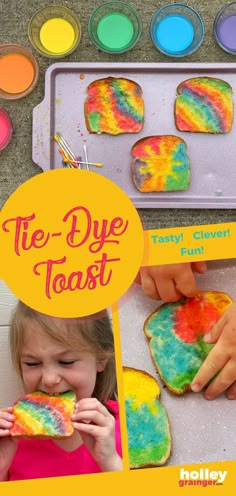 Rainbow Toast, Art Snacks, Spring Snacks, Rainbow Snacks, Fun Breakfast, Summer Dreaming, Food Activities, Vbs 2024, Preschool Colors